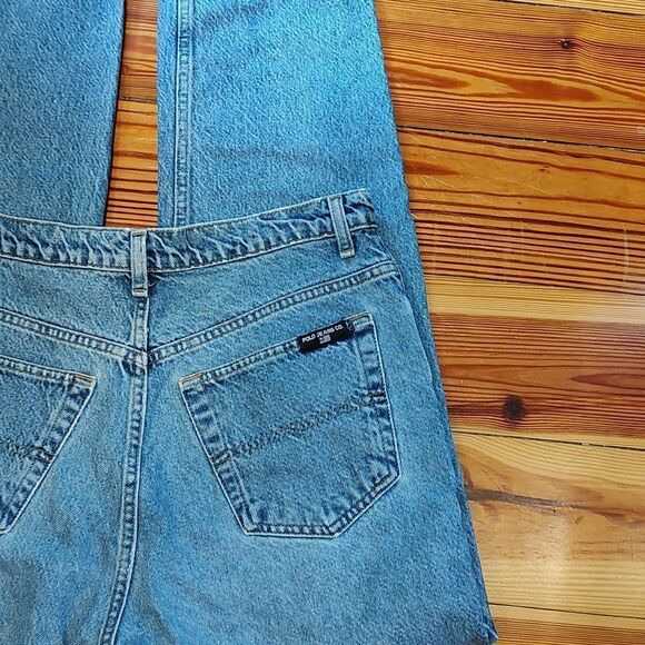 Polo by Ralph Lauren Polo Jeans Co High Waisted Straight Leg Cotton Denim Jeans - Picture 9 of 11